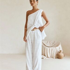 Sabo Skirt Top/ Wide Leg Pant Set